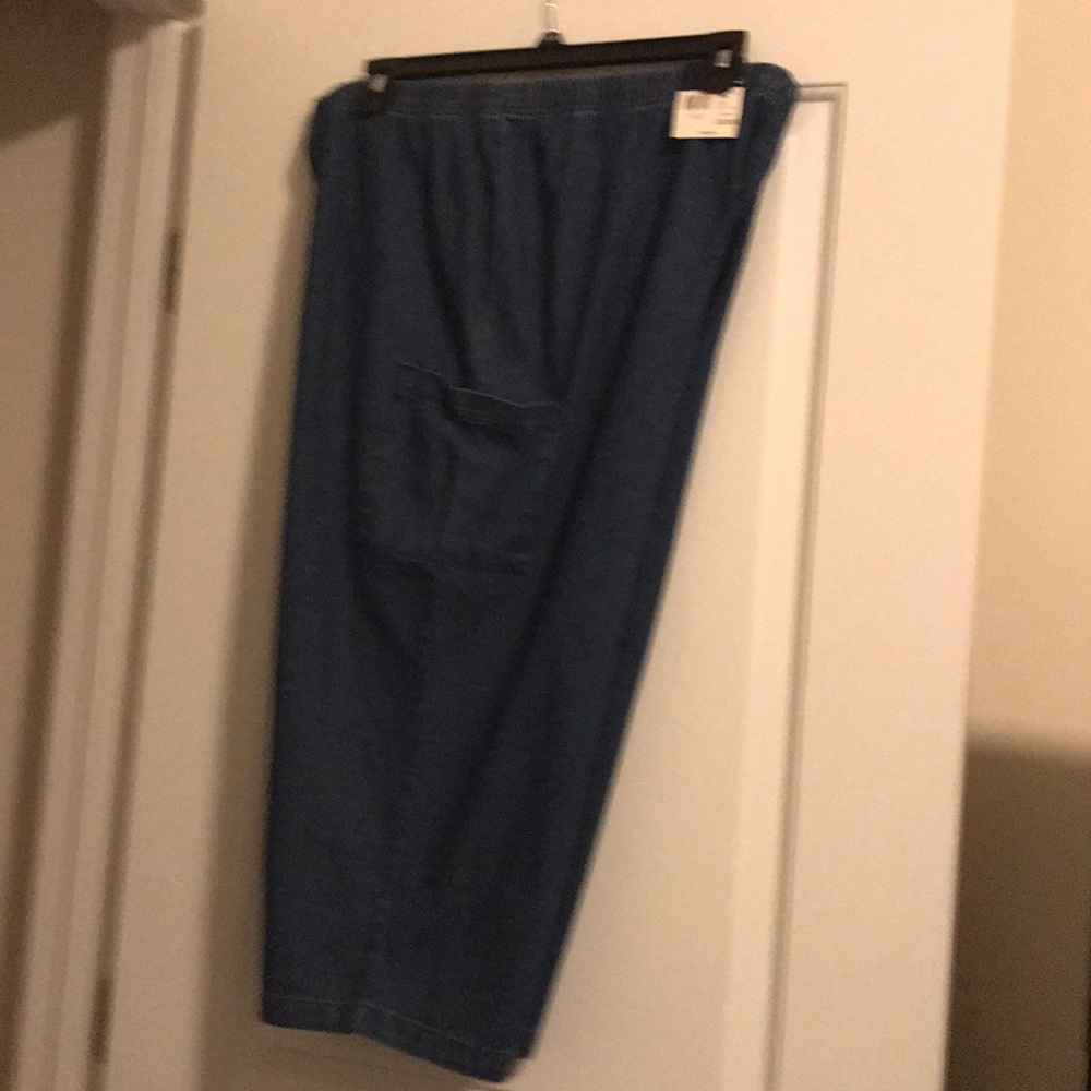 Denim capris